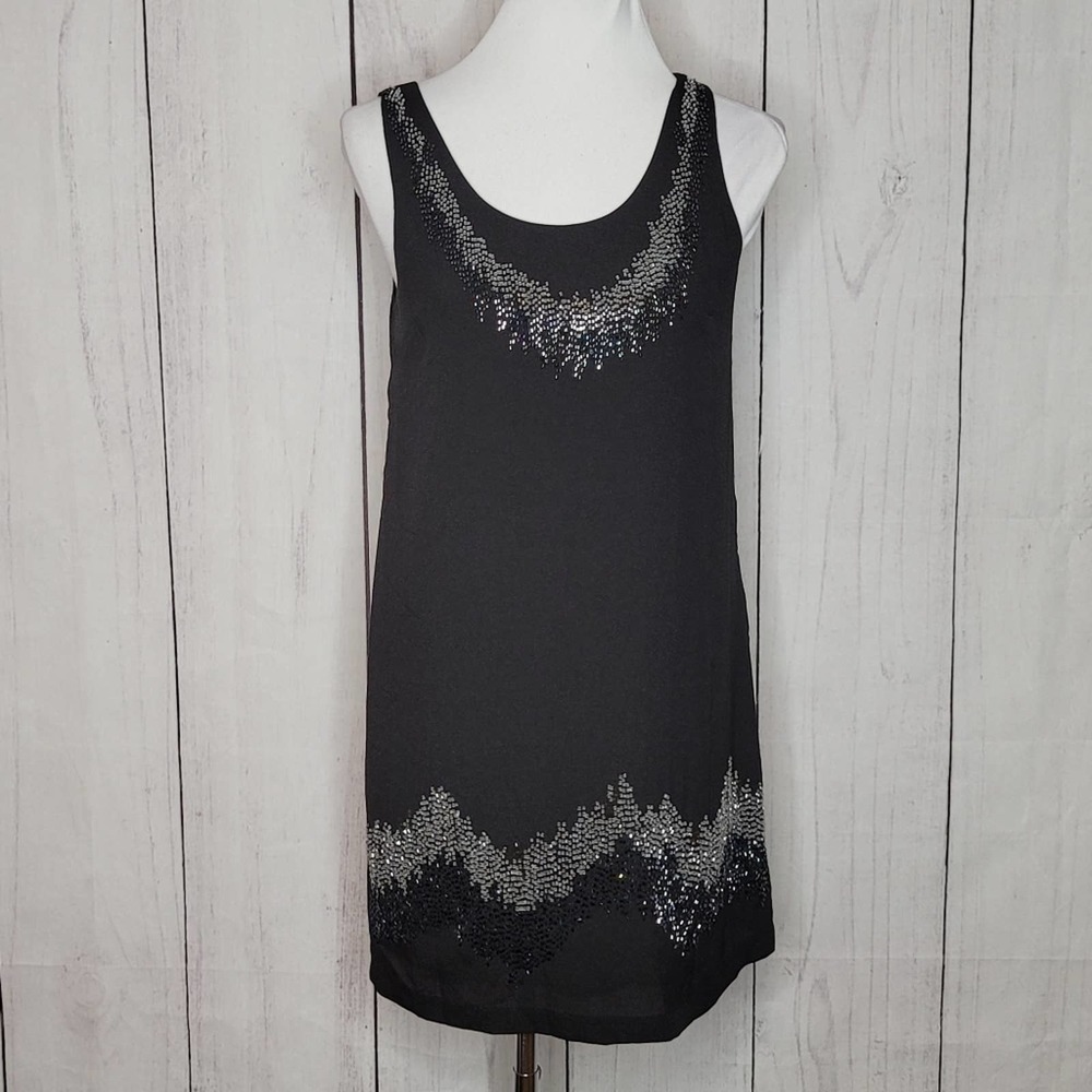 MM Couture beaded shift dress NWT - Picture 2 of 11